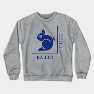 Duck Rabbit Illusion Crewneck Sweatshirt